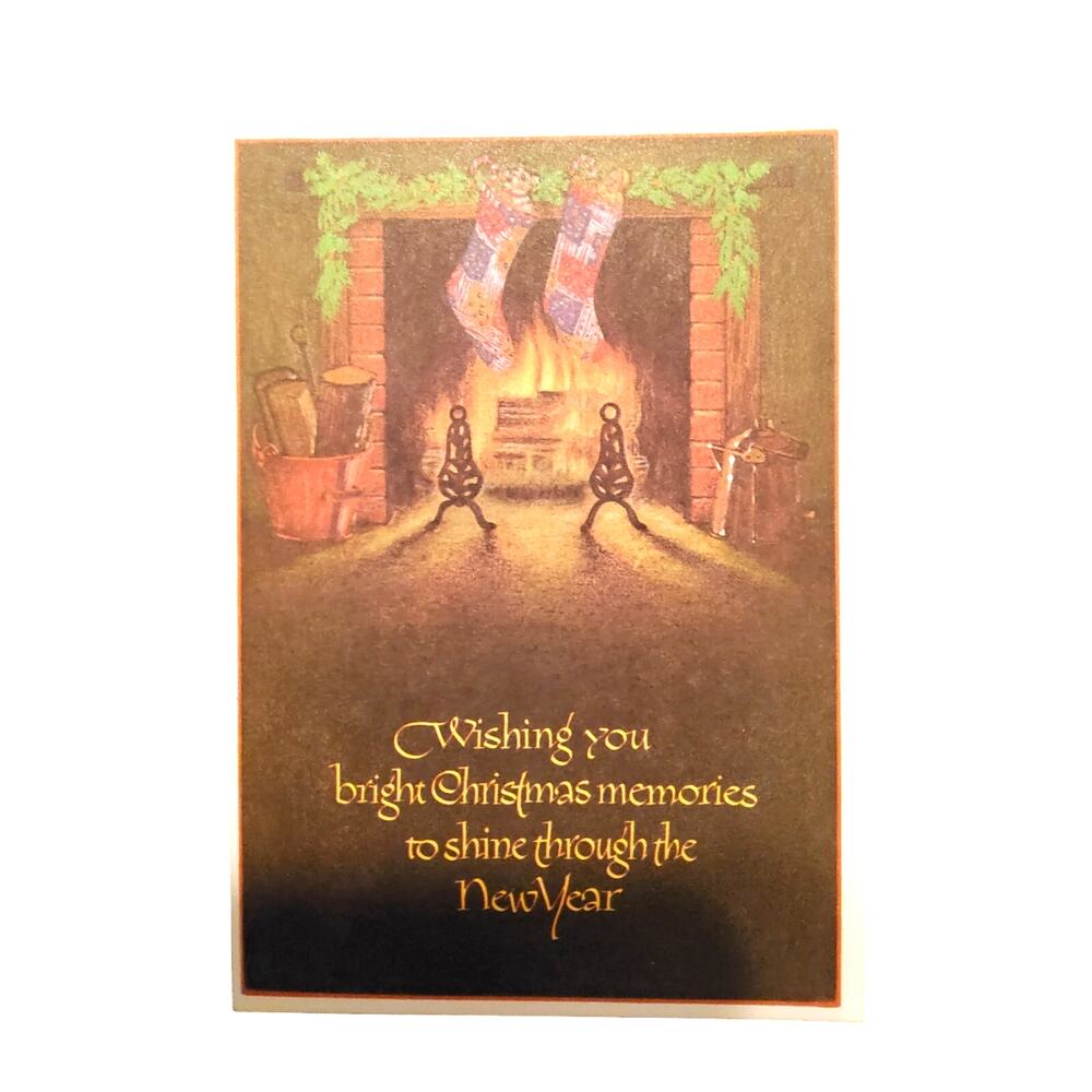 Vintage 1979 Current Christmas Postcards 5 pack (Gg76)